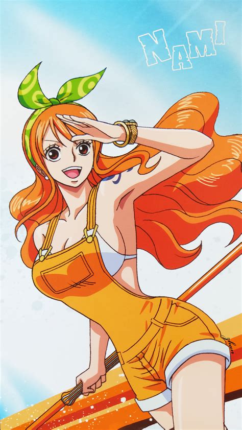 nami de quatro|Nami (One Piece)